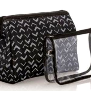 Thirty-One One Essentials Beauty Duo Tip Top Chevron